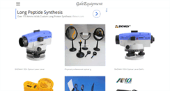 Desktop Screenshot of galtequipment.com